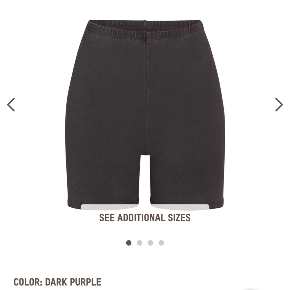 Skims Outdoor Basics Bike Shorts - L - Dark Purple / LAST CHANCE DELETING SOON